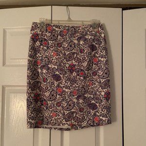 Ann Taylor Floral Skirt